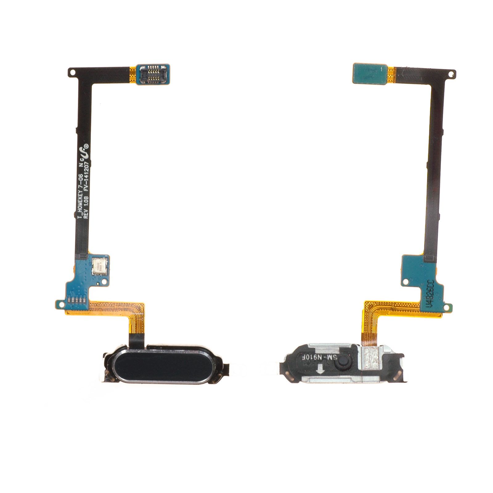 Nappe / Bouton HOME Samsung Galaxy Note 4 (N910F) Noir