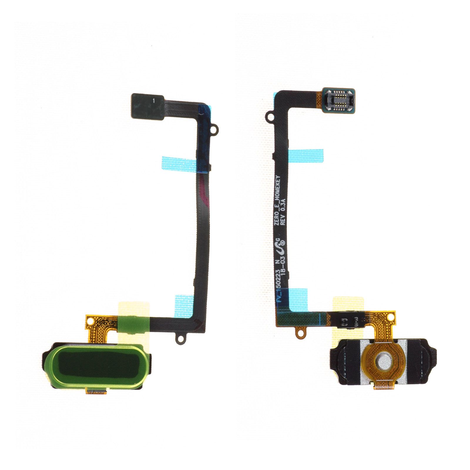 Nappe / Bouton HOME Samsung Galaxy S6 Edge (G925F) Noir