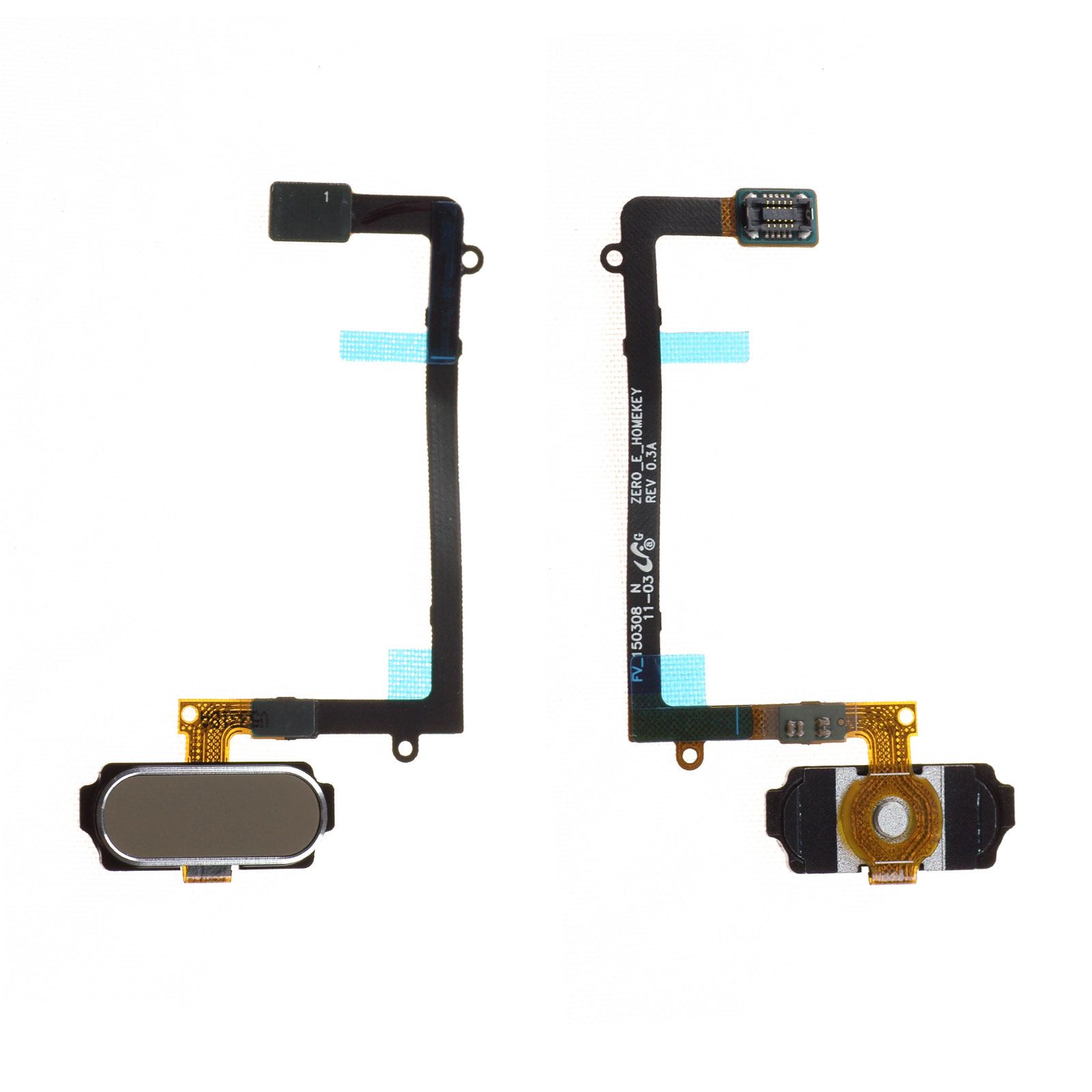 Nappe / Bouton HOME Samsung Galaxy S6 Edge (G925F) Or