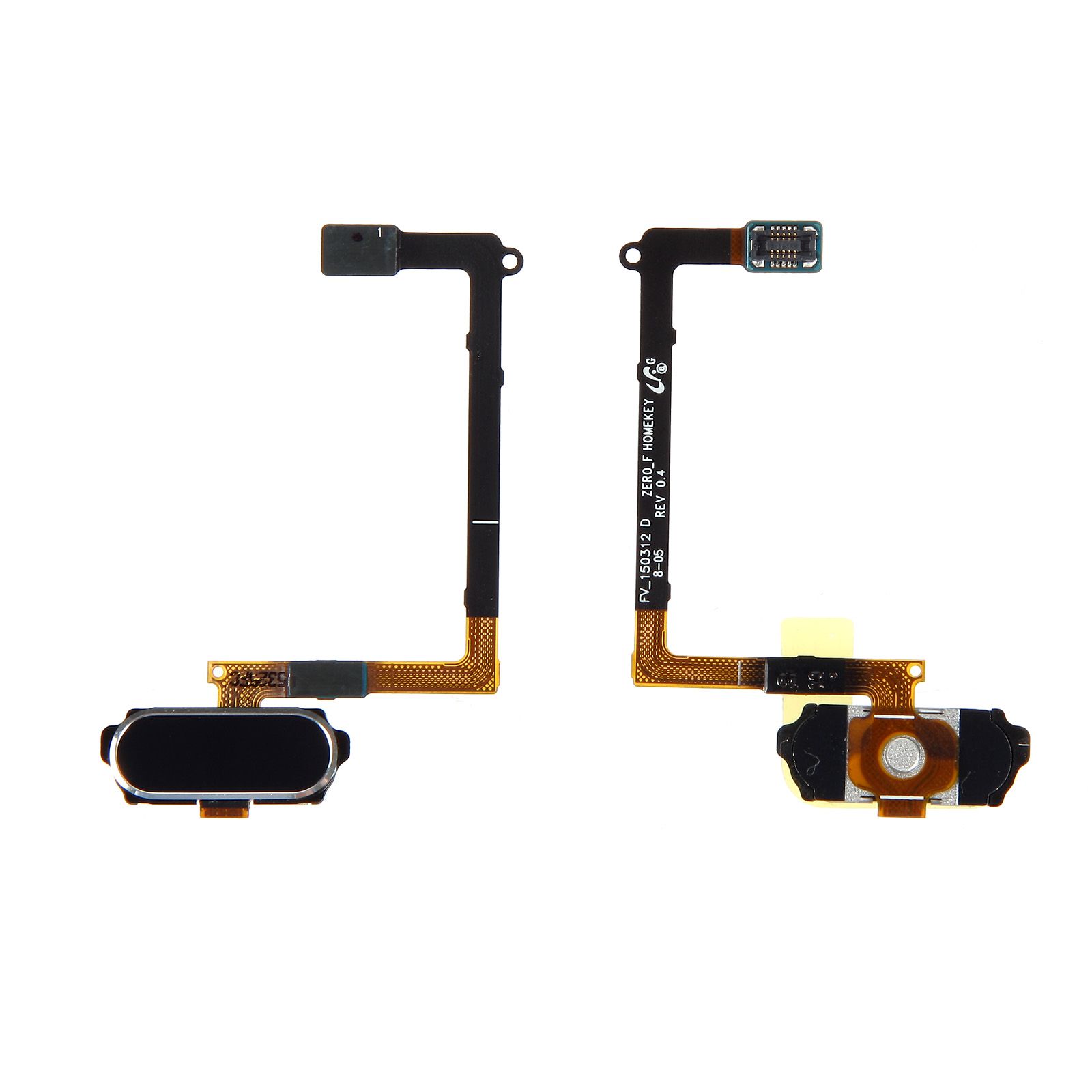 Nappe / Bouton HOME Samsung Galaxy S6 (G920F) Noir