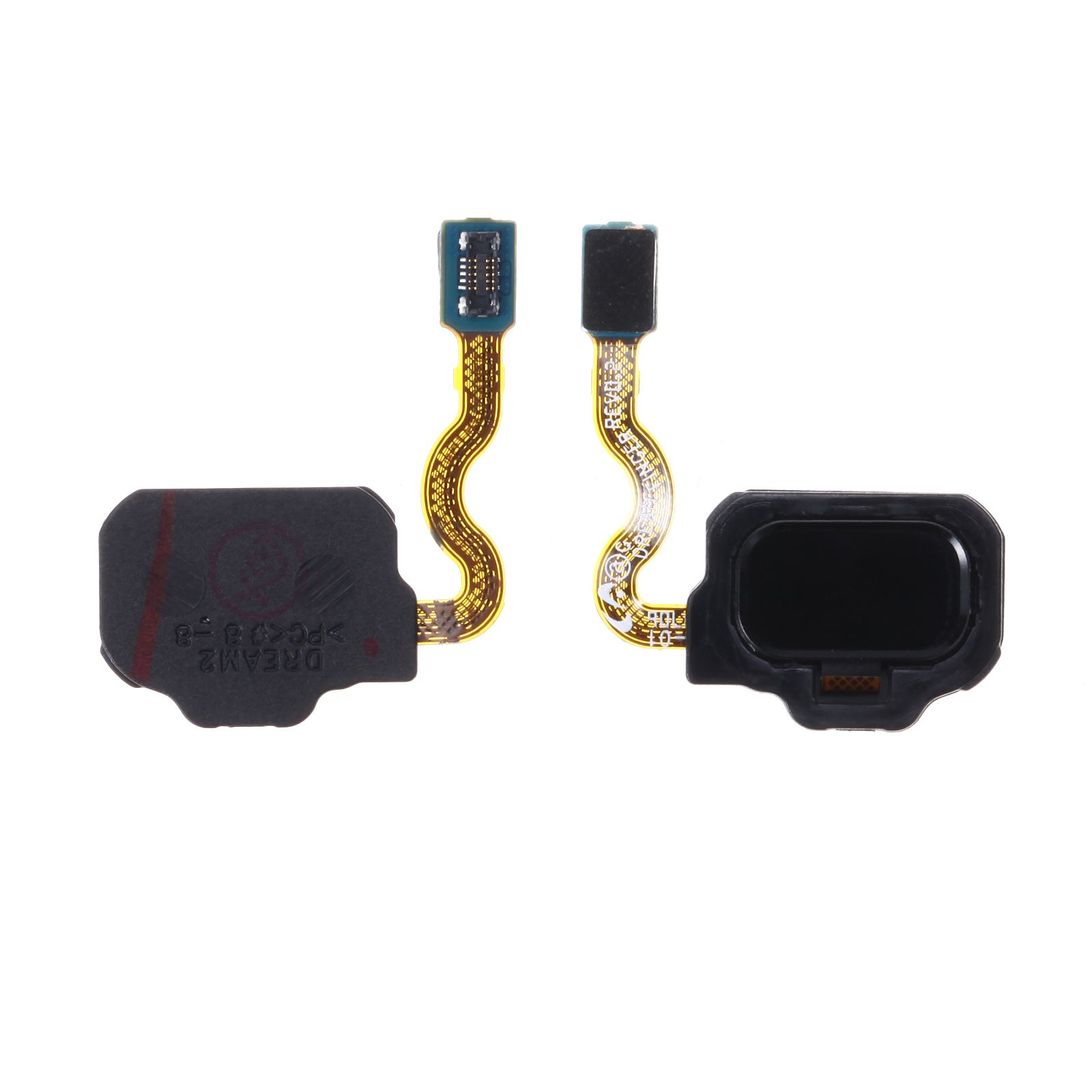 Nappe / Bouton Lecteur d'empreintes Samsung Galaxy S8 (G950F) / S8+ (G955F) Noir Carbone