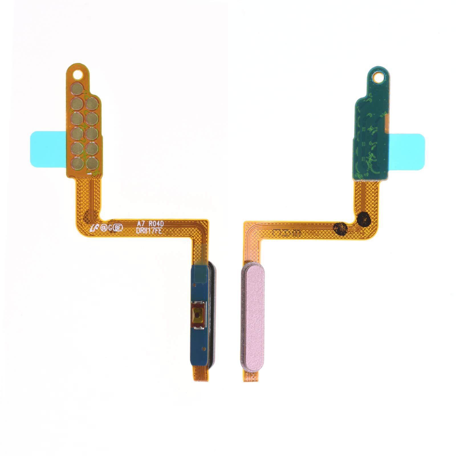 Nappe / Bouton Power / Lecteur d'empreintes Samsung Galaxy A7 2018 (A750F) Or