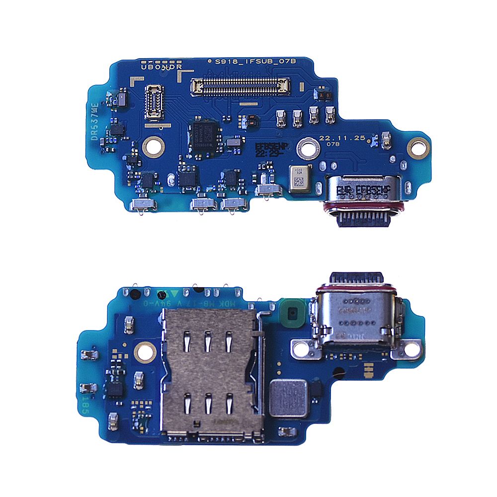 Nappe / Connecteur de charge Samsung Galaxy S23 Ultra 5G (S918B) Origine