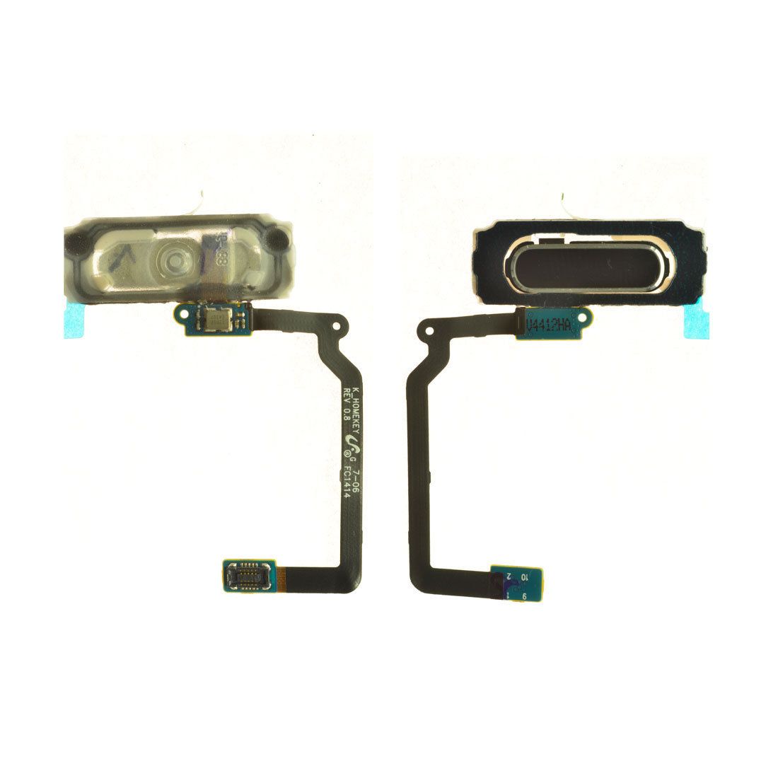Nappe et bouton home lecteur d'empreinte Samsung Galaxy  S5 G900F noir