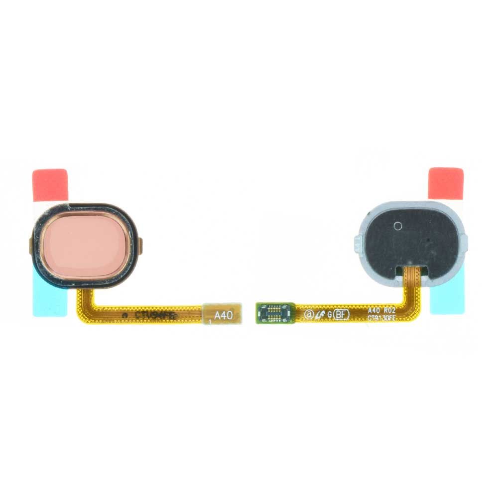 Nappe Lecteur d'enpreintes Samsung Galaxy A40 (A405F) Corail