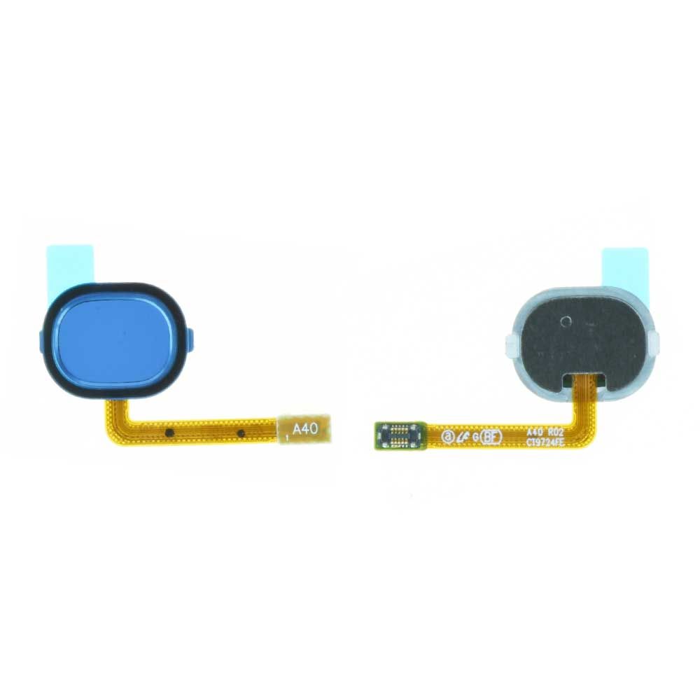 Nappe Lecteur d'enpreintes Samsung Galaxy A40 (A405F) Bleu
