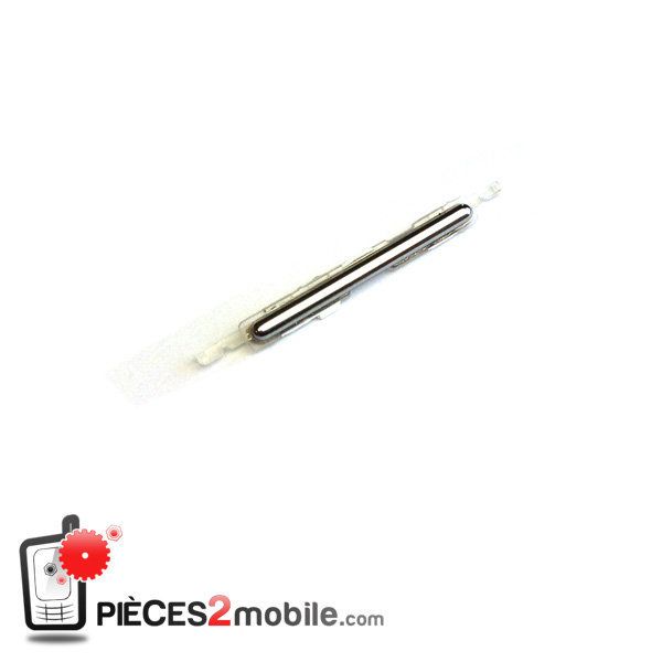 Samsung Galaxy Note 2 Bouton volume argent GT-N7100 N7105