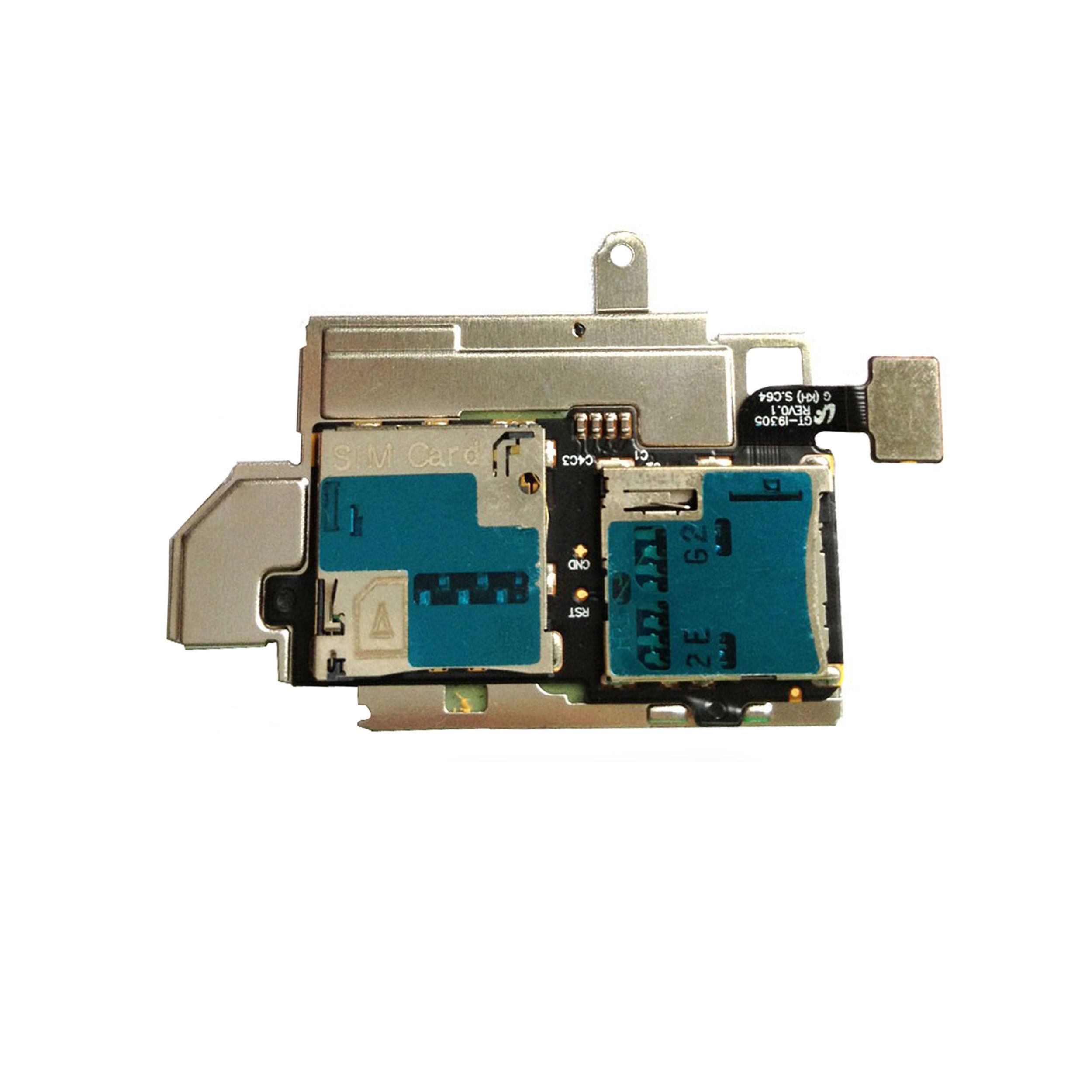 Samsung i9305 Galaxy S3 4G Nappe Lecteur Sim et Carte Mémoire Flex Sim i9305