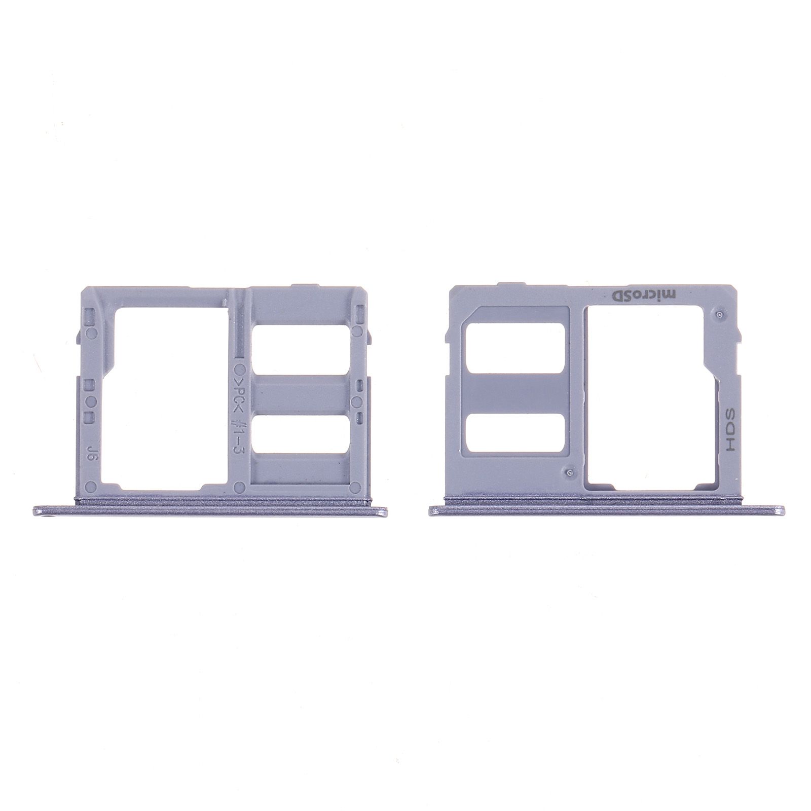 Tiroir SD Samsung Galaxy J6 2018 (J600F) Bleu Argenté