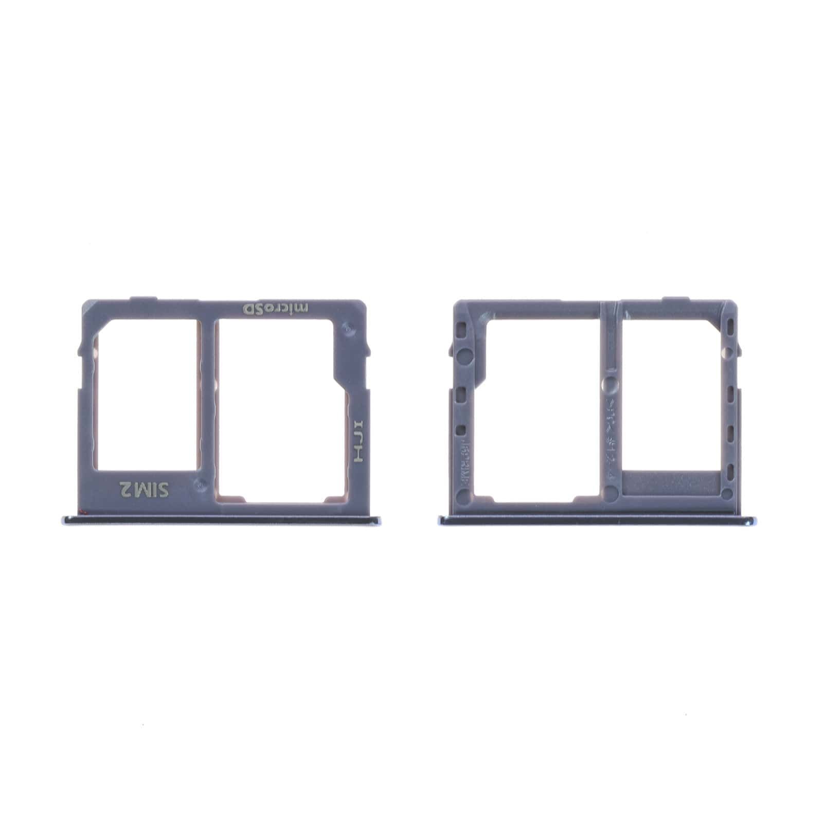 Tiroir SD / SIM 2 Samsung Galaxy J4+ (J415F) / J6+ (J610F) Bleu Origine