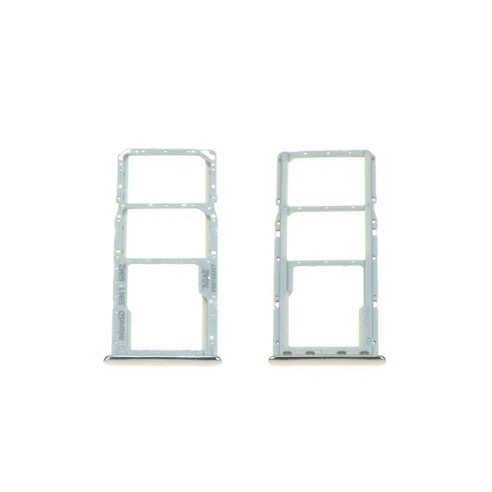 Tiroir SIM (Dual SIM) + SD Samsung Galaxy A71 (A715F) Blanc