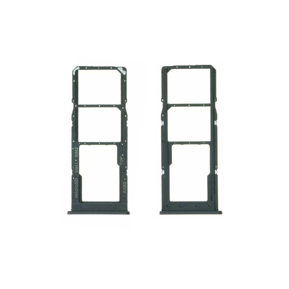 Tiroir SIM + SIM2 + SD Samsung Galaxy A12 2020 (A125F) Noir