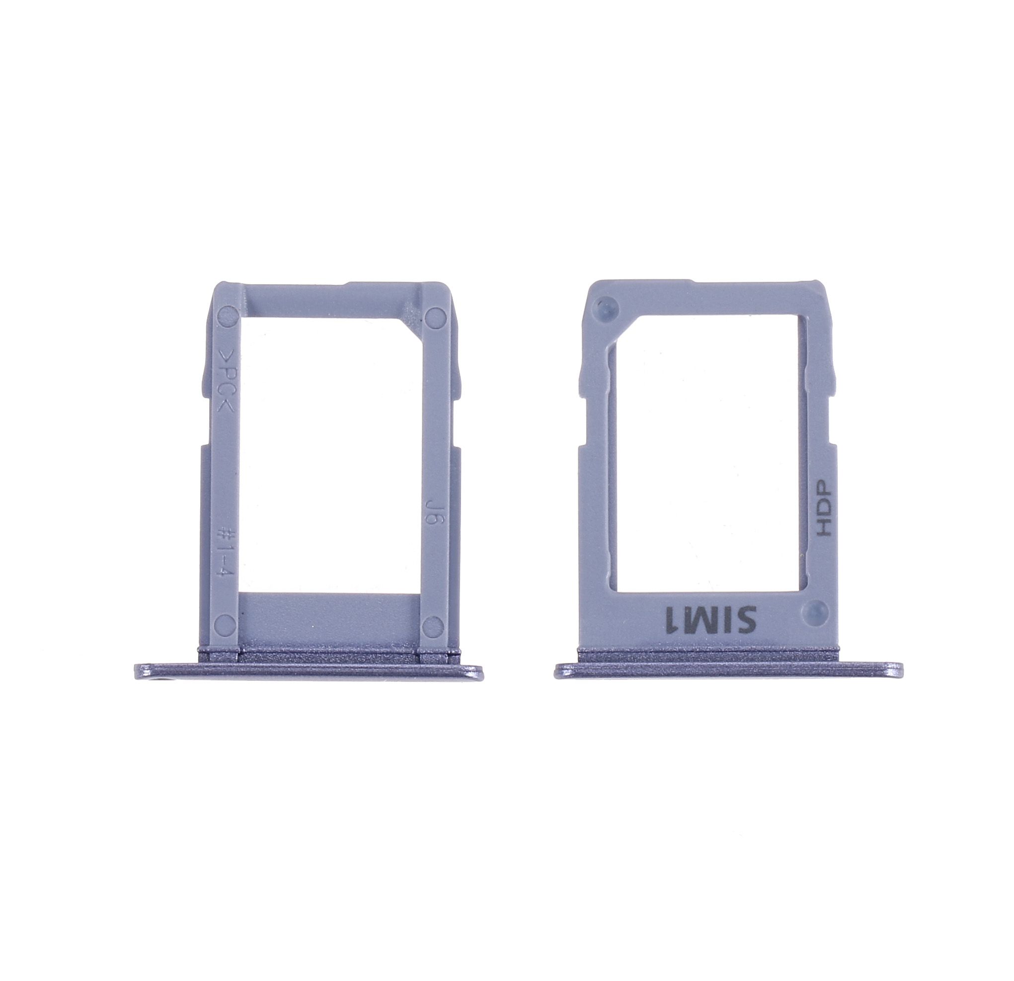 Tiroir SIM Samsung Galaxy J6 2018 (J600F) Bleu Argenté