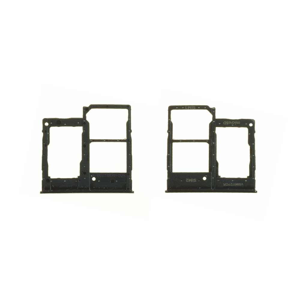 Tiroir SIM / SD (Double SIM) Samsung Galaxy A20e (A202F) Noir