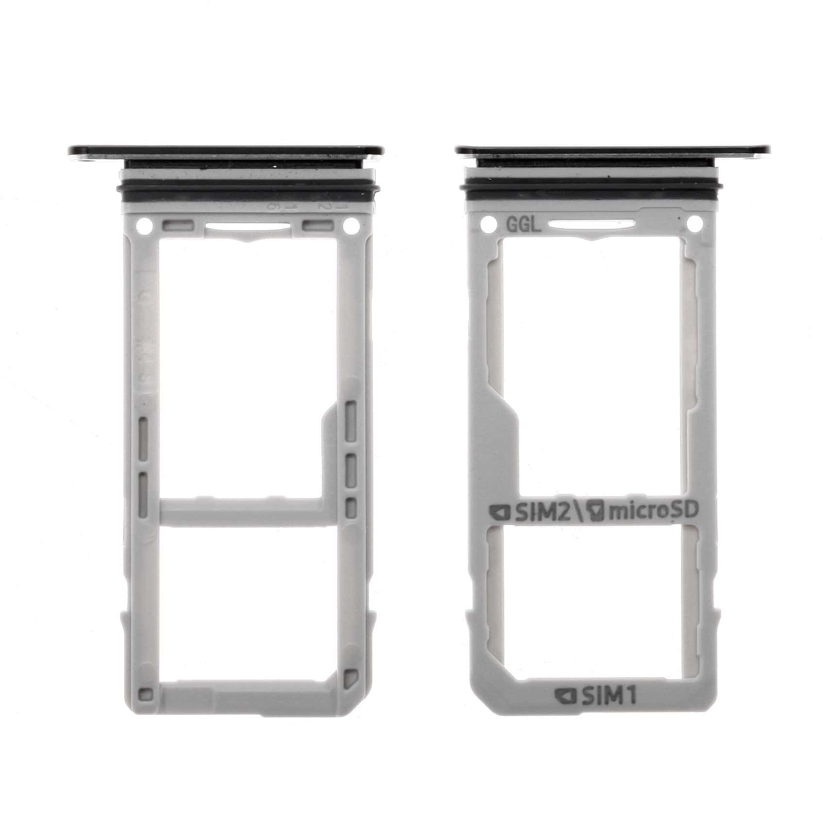 Tiroir SIM / SD (Double SIM) Samsung Galaxy Note 8 (N950F) Noir