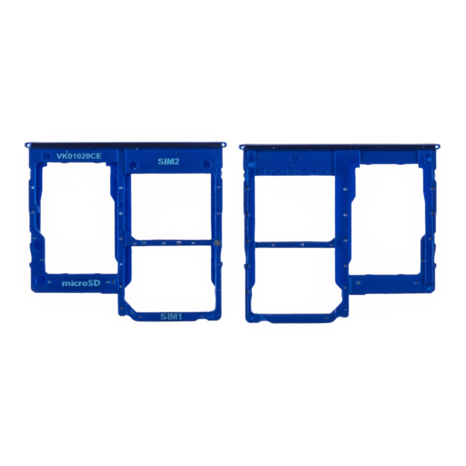 Tiroir SIM / SD Samsung Galaxy A40 (A405F) GH98-44303C Bleu Origine