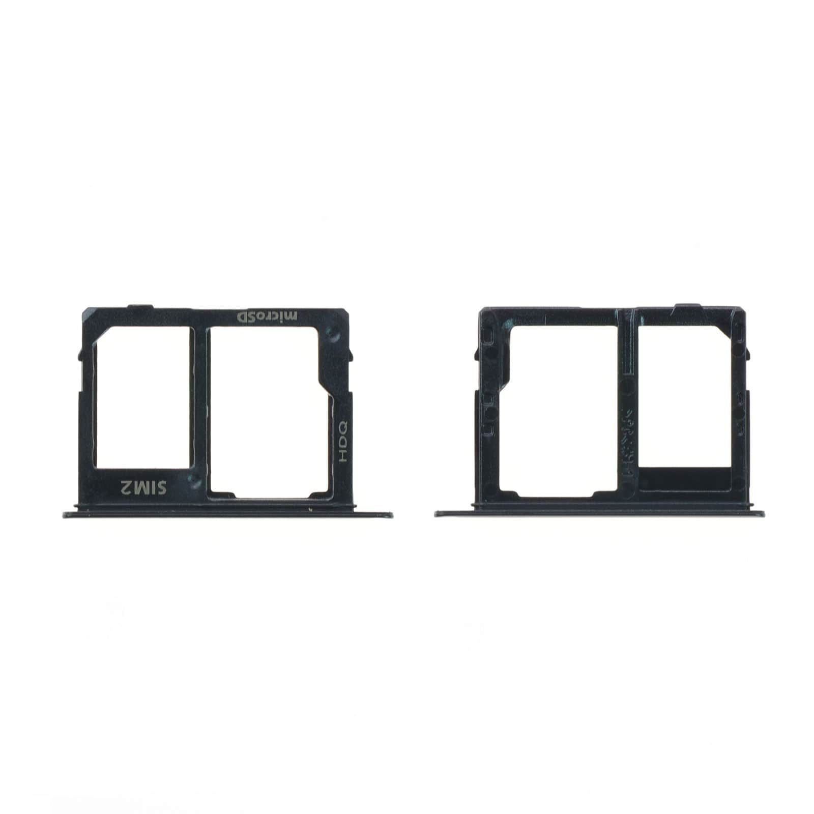 Tiroir SD / SIM 2 Samsung Galaxy A6 2018 (A600F) / A6+ 2018 (A605F) Noir