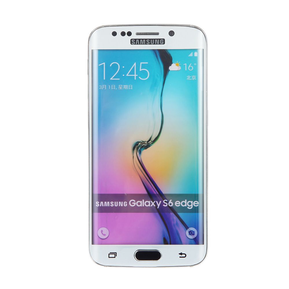Verre trempé Intégral Samsung Galaxy S6 Edge (G925F) Blanc