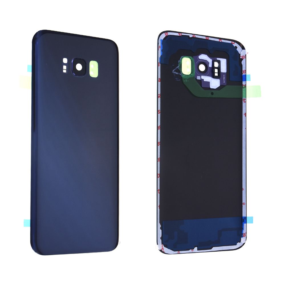 Vitre arrière avec vitre cache caméra sans logo Samsung Galaxy S8+ (G955F) Gris Orchidée