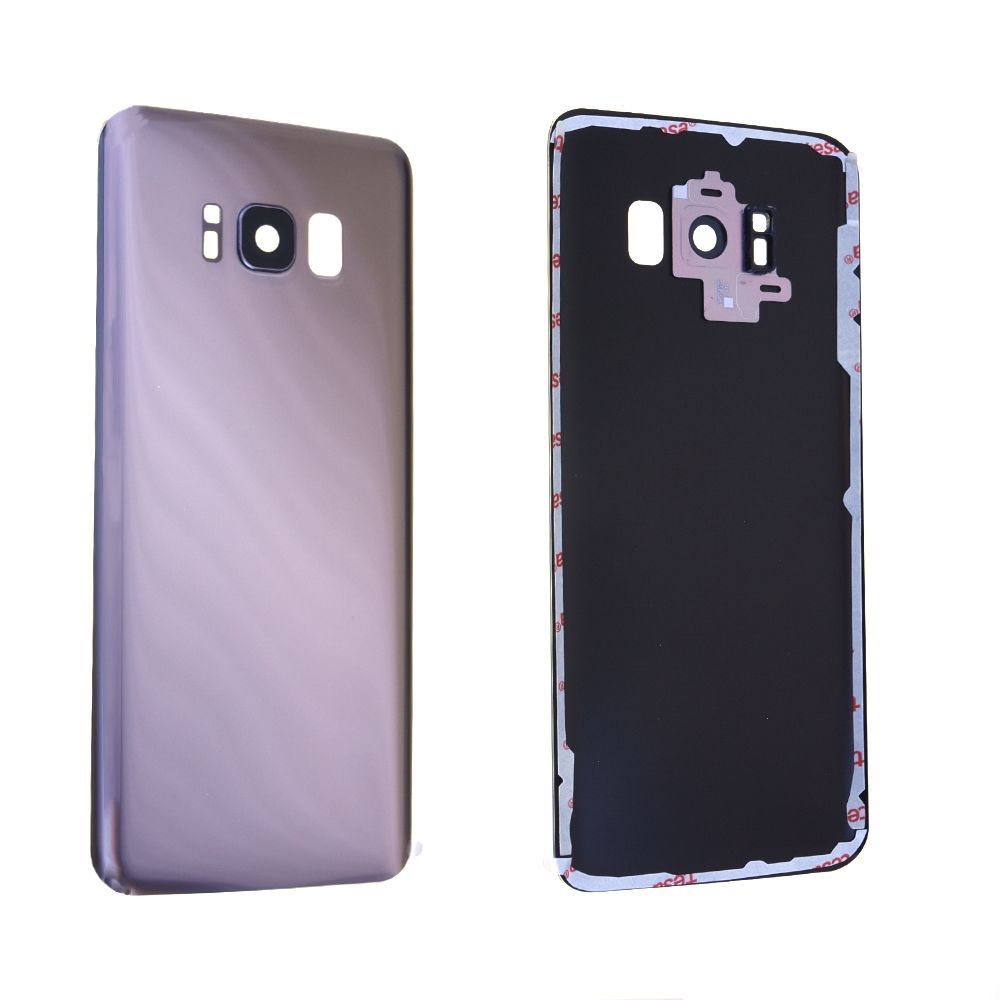 Vitre arrière avec vitre cache caméra sans logo Samsung Galaxy S8 (G950F) Or