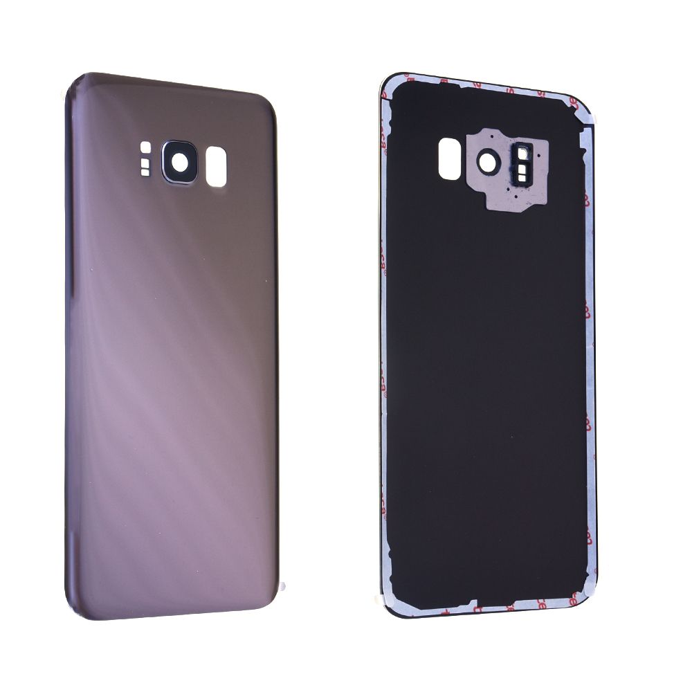 Vitre arrière avec vitre cache caméra sans logo Samsung Galaxy S8+ (G955F) Or