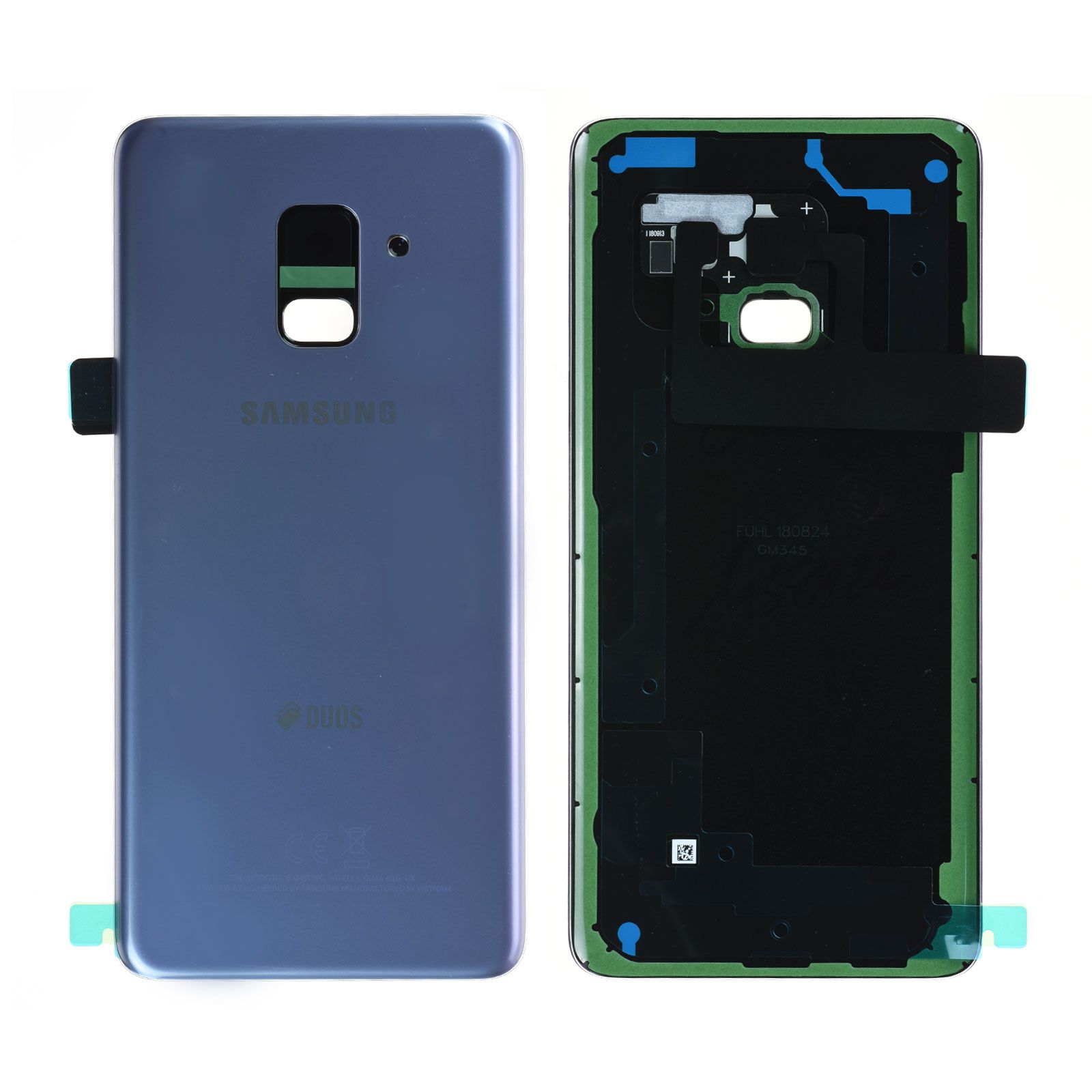 Vitre arrière (Duos) Samsung Galaxy A8 2018 (A530F) Orchidée Origine