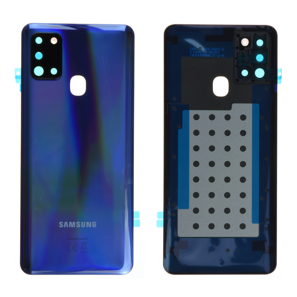 Vitre Arrière Samsung Galaxy A21s 2020 (A217F) Bleu Origine