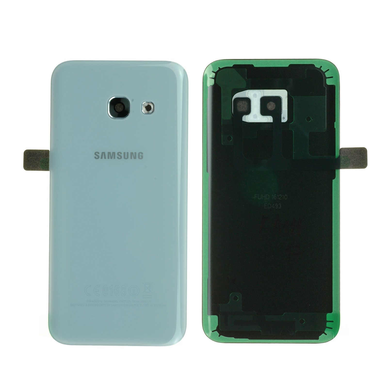 Vitre arrière Samsung Galaxy A3 2017 (A320F) Bleu Origine