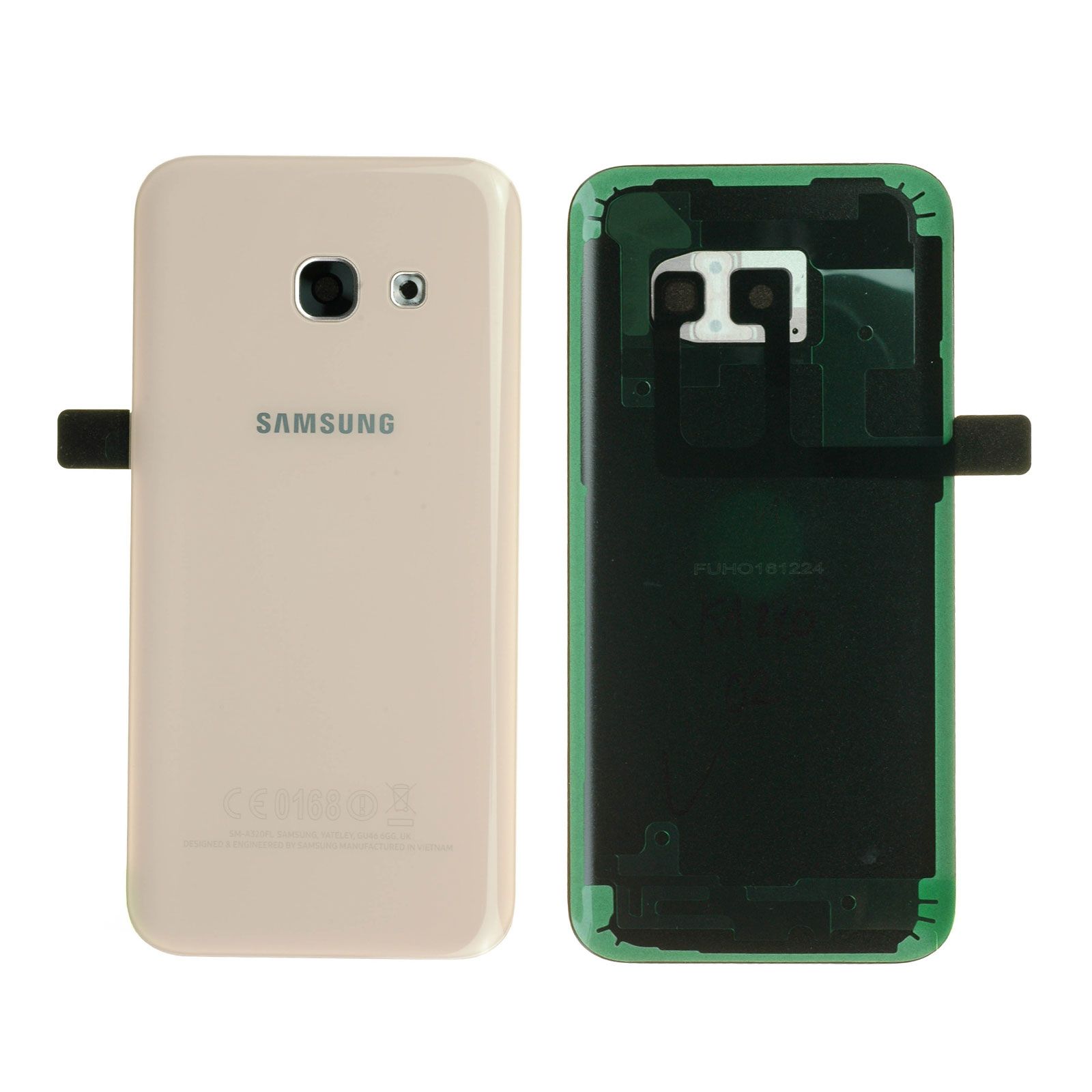 Vitre arrière Samsung Galaxy A3 2017 (A320F) Rose Origine