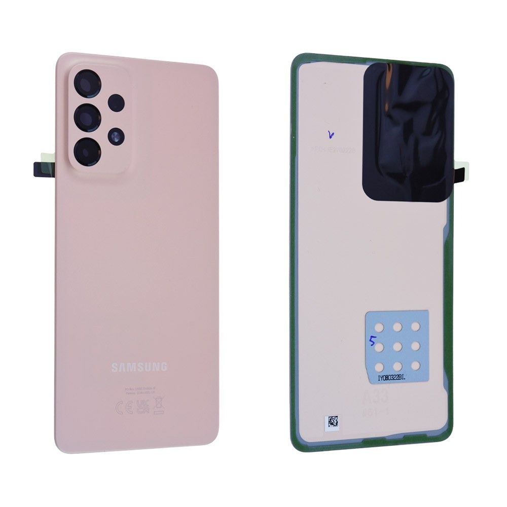 Vitre arrière Samsung Galaxy A33 5G (A336B) Pêche Origine