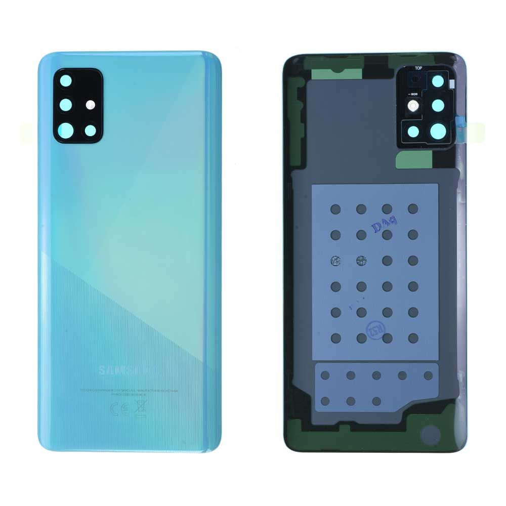 Vitre arrière Samsung Galaxy A51 (A515F) Bleu Origine