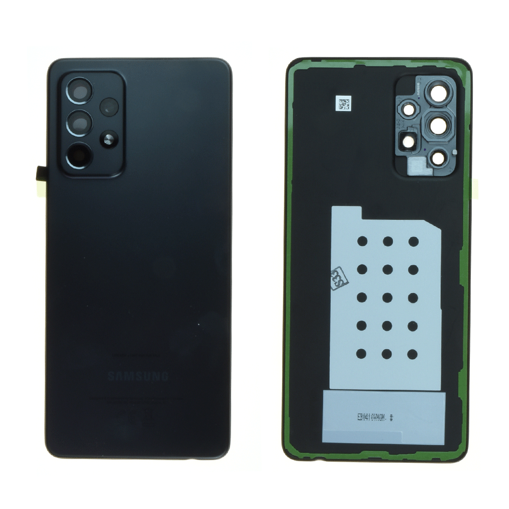 Vitre Arrière Samsung Galaxy A52 4G (A525F) / A52 5G (A526B) Noir Origine