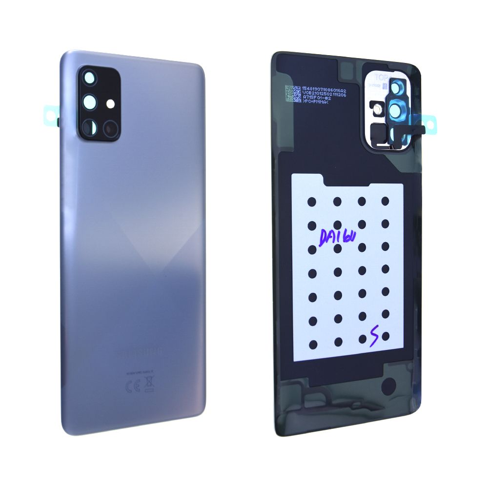 Vitre arrière Samsung Galaxy A71 (A715F) Argent Origine
