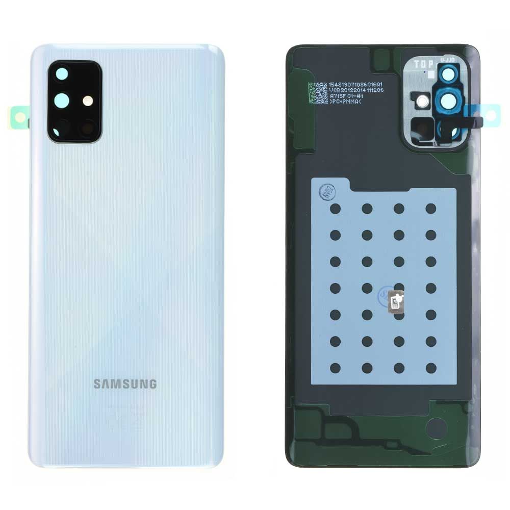 Vitre Arrière Samsung Galaxy A71 (A715F) Blanc Origine