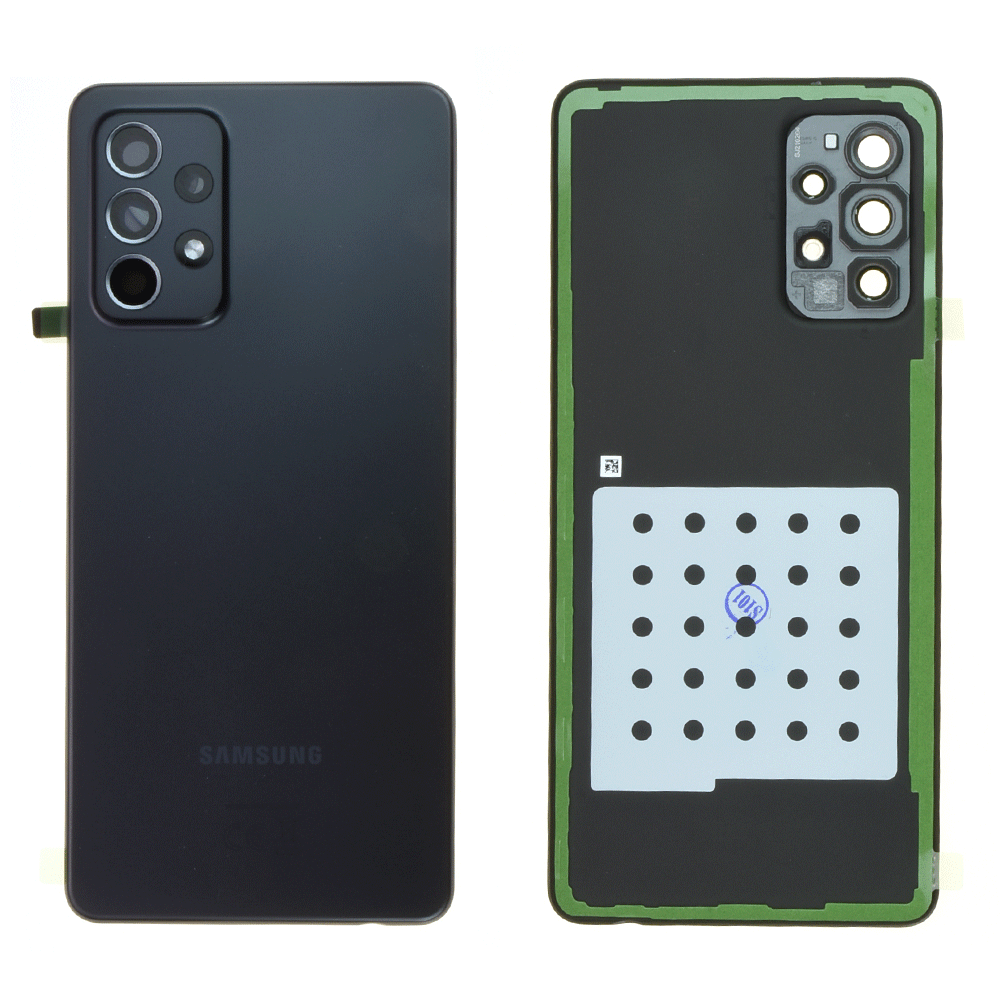 Vitre Arriere Samsung Galaxy A72 4G (A725F) / 5G (A726B) Noir Origine