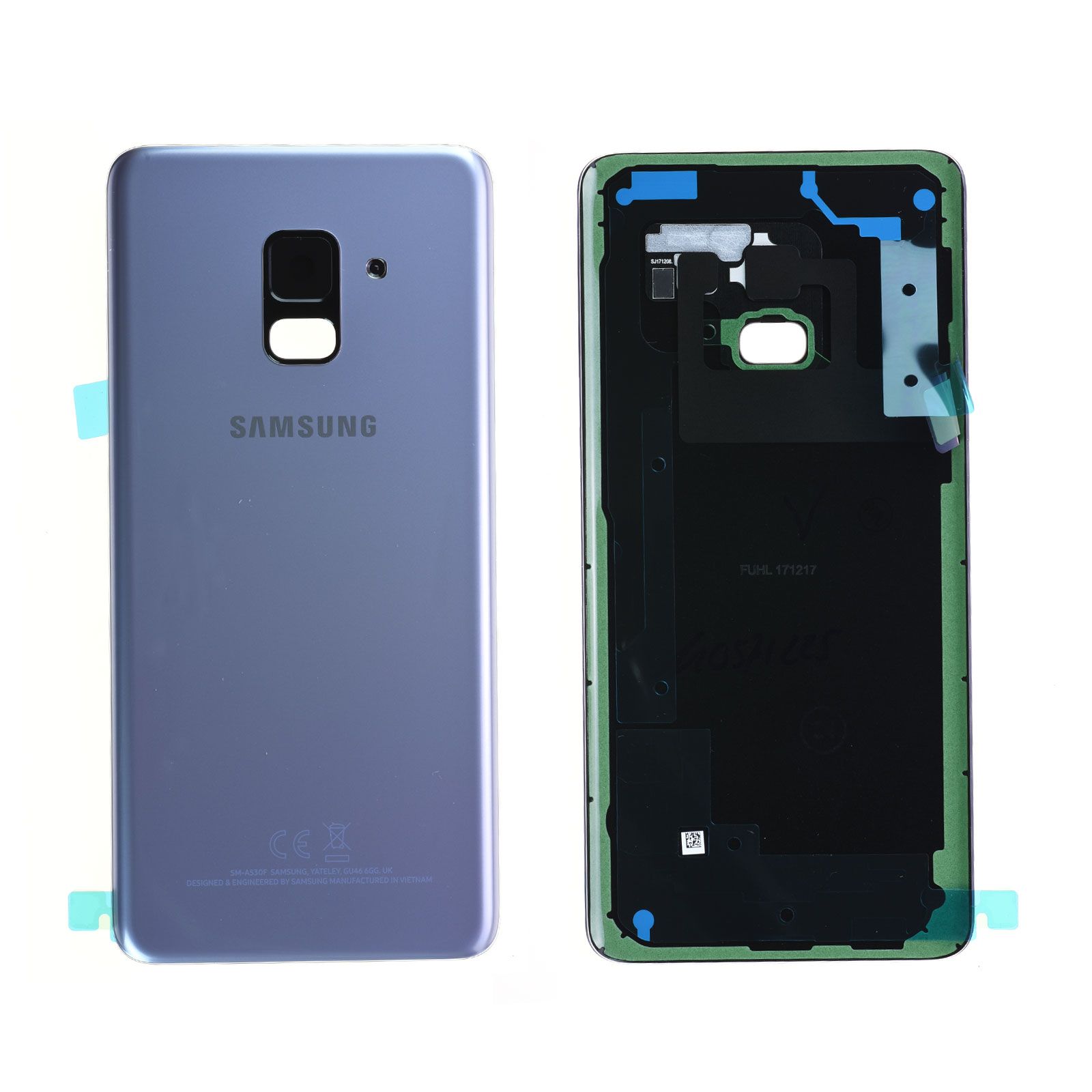 Vitre arrière Samsung Galaxy A8 2018 (A530F) Orchidée Origine