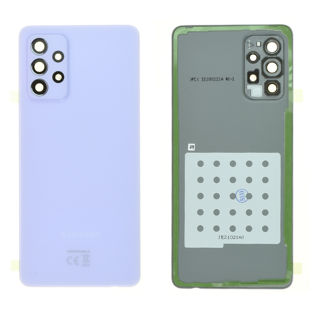 Vitre Arriere Samsung Galaxy A72 4G (A725F) / 5G (A726B) Violet Origine