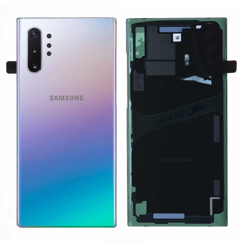 Vitre arrière Samsung Galaxy Note 10+ (N975F) Argent GH82-20588C Origine