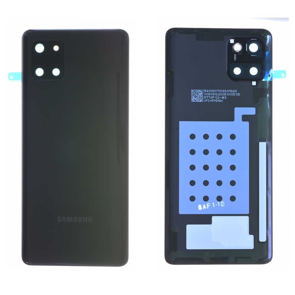 Vitre arrière Samsung Galaxy Note 10 Lite (N770F) Noir Origine