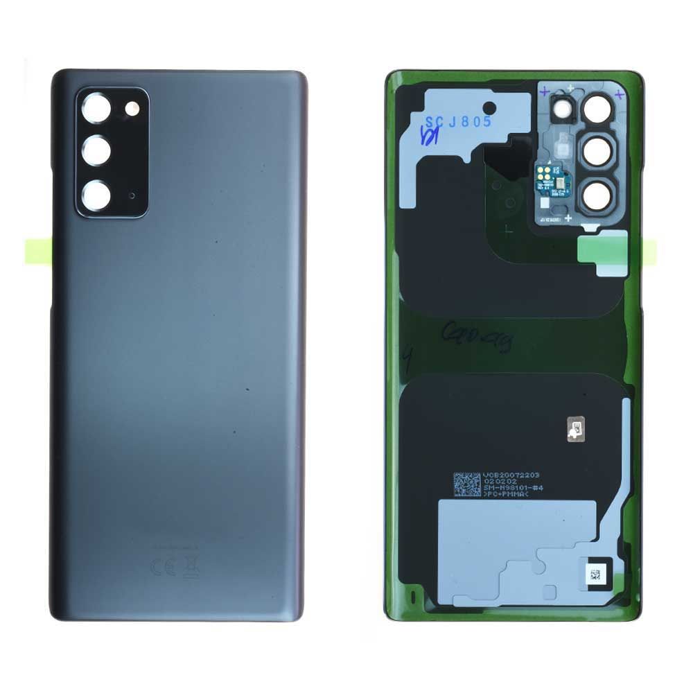 Vitre arrière Samsung Galaxy Note 20 5G (N980F / N981F) Gris Origine