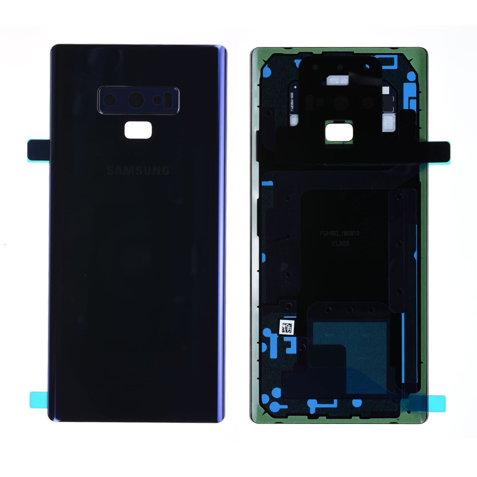 Vitre arrière Samsung Galaxy Note 9 (N960F) Bleu Cobalt Origine