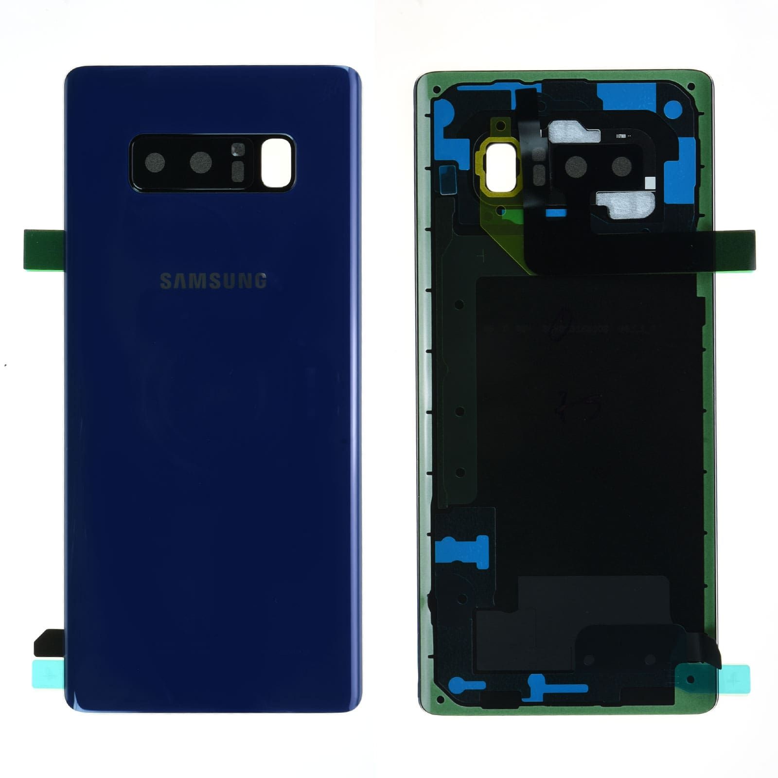 Vitre arrière Samsung Galaxy Note 8 (N950F) Bleu Origine