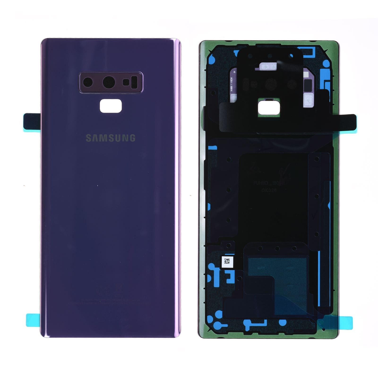 Vitre arrière Samsung Galaxy Note 9 (N960F) Mauve Orchidée Origine