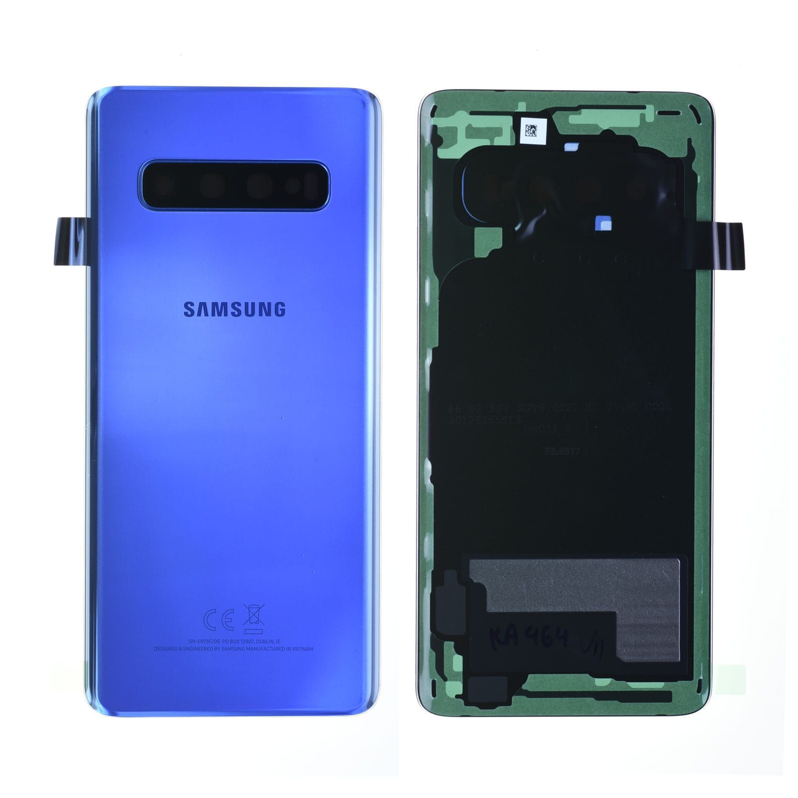 Vitre arrière Samsung Galaxy S10 (G973F) Bleu Origine
