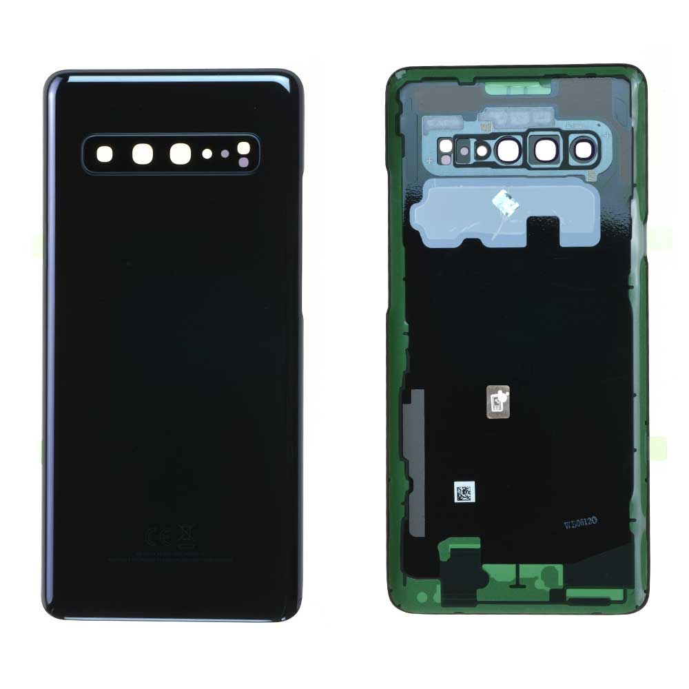 Vitre arrière Samsung Galaxy S10 5G (G977B) Noir Origine