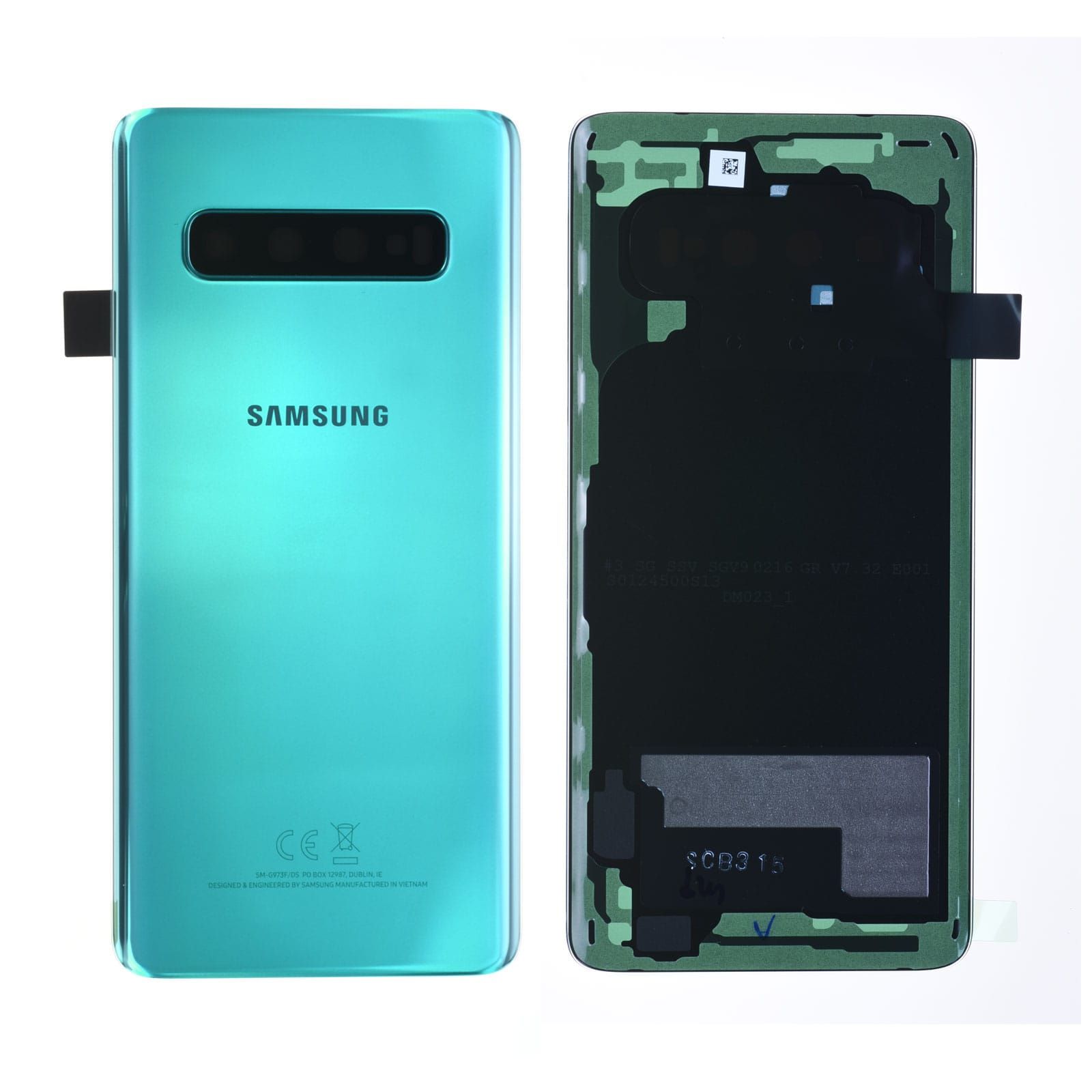 Vitre arrière Samsung Galaxy S10 (G973F) Vert GH82-18378E Origine