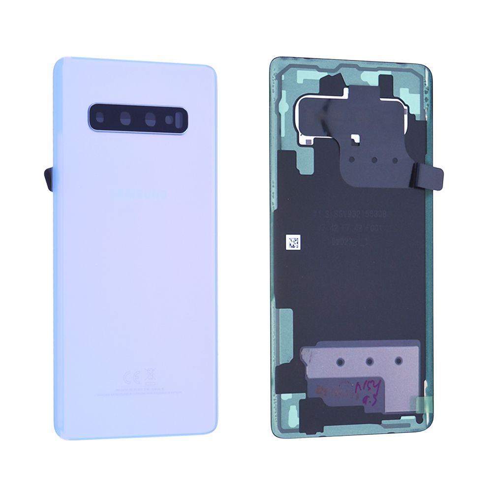 Vitre Arrière Samsung Galaxy S10 (G977F) Blanc Origine