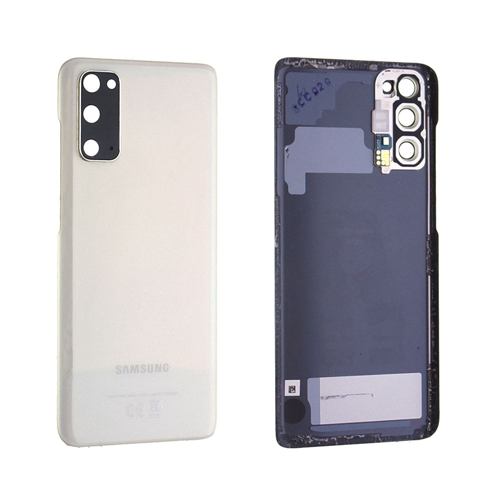 Vitre Arrière Samsung Galaxy S20 ( G980F / G981B ) Blanc Occasion Grade A