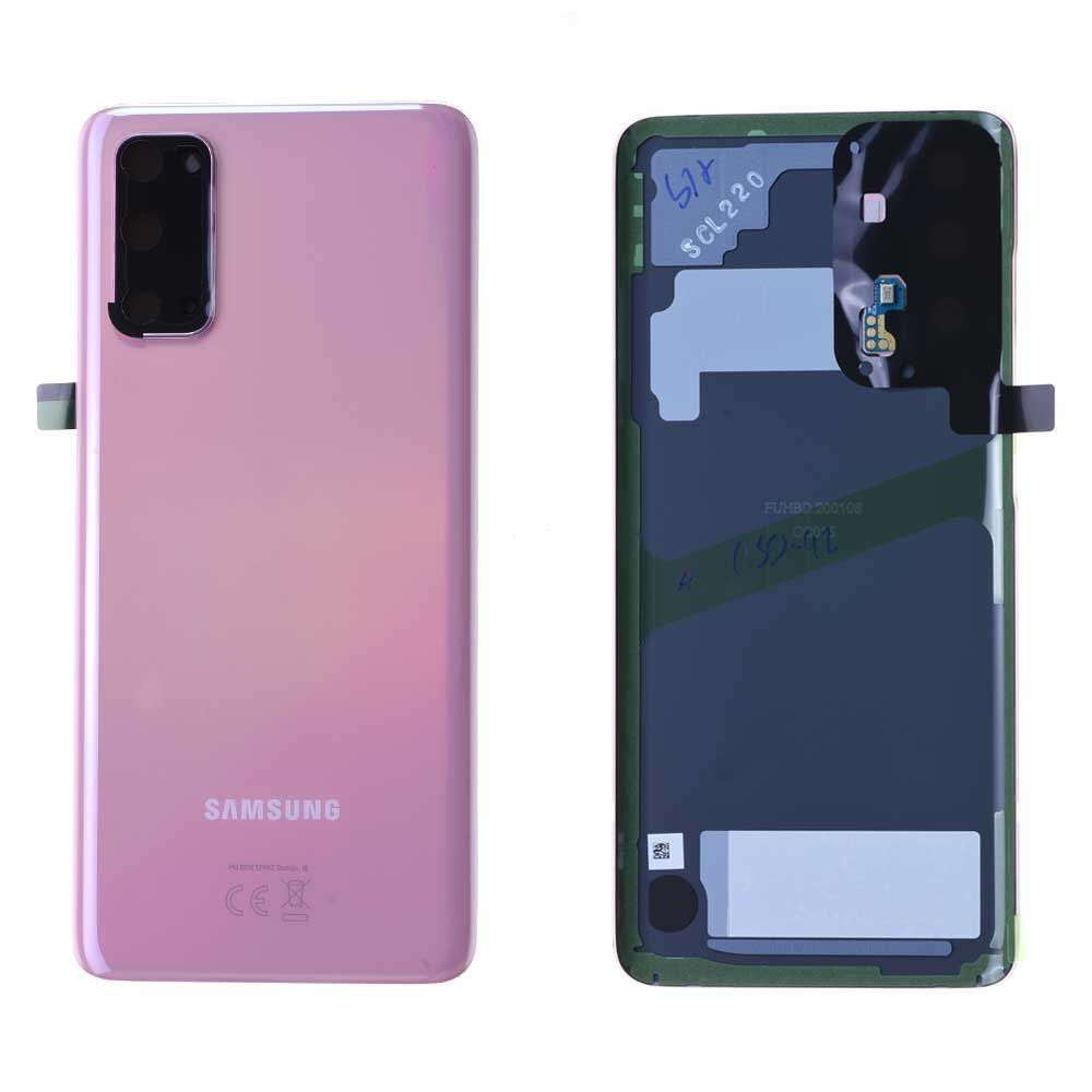 Vitre Arrière Samsung Galaxy S20 ( G980F / G981B ) Rose Occasion Grade A
