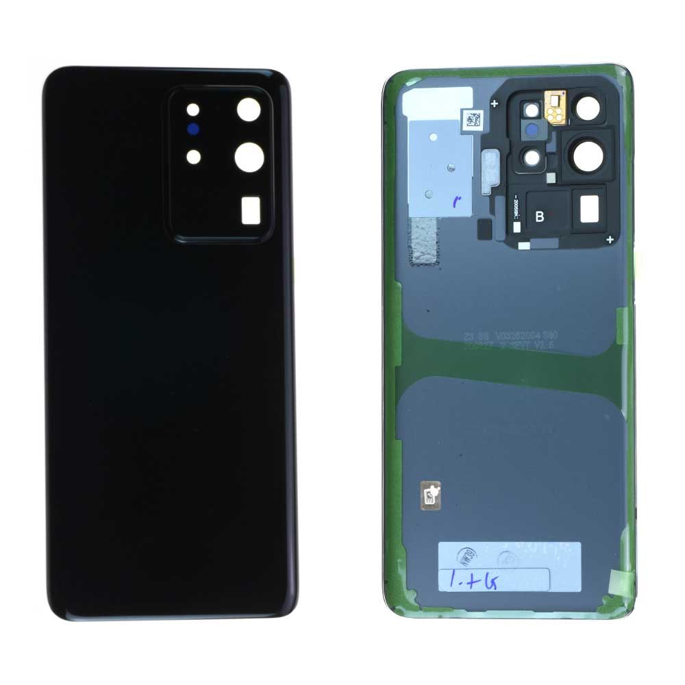 Vitre arrière Samsung Galaxy S20 Ultra (G988F / G988B) Noir Origine